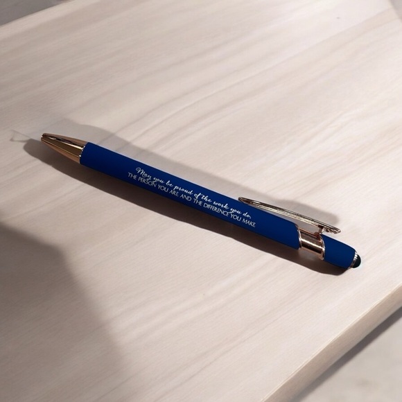 Appreciation Gift Thank you Gift Set engraved Pen and Book | May you be proud - Picture 5 of 8